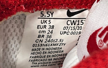 Load image into Gallery viewer, Nike Kids Air Force 1 Low White And Red Leather Lace-Up Sneakers Shoes Size 5.5Y