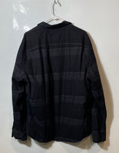 Load image into Gallery viewer, Calvin Klein Mens Black Striped Long Sleeve Classic Fit Button-Up Shirt Size XL