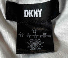 Load image into Gallery viewer, DKNY Womens Multicolor Floral Printed Flutter Sleeve Tie Waist Wrap Dress Sz 14