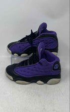 Load image into Gallery viewer, Nike Boys Air Jordan 13 FD4648-501 Purple Black Lace-Up Sneakers Shoes Size 3Y