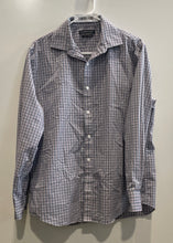 Load image into Gallery viewer, Tommy Hilfiger Mens Multicolor Check Slim Fit Stretch Long Sleeve Dress Shirt L