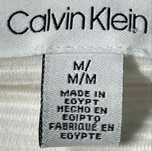 Load image into Gallery viewer, Calvin Klein Womens Off White Long Sleeve Zipper Pockets Open Front Jacket Sz M