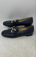 Load image into Gallery viewer, Vaneli Womens Simply Blue Leather Slip-On Loafer Shoes Size 9N