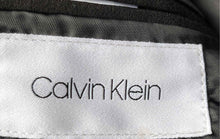 Load image into Gallery viewer, Calvin Klein Mens Black Long Sleeve Notch Lapel Collar Two-Button Blazer Size 12