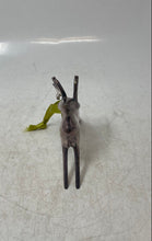 Load image into Gallery viewer, Silver-Tone Metal Christmas Holiday Decorative Reindeer Figurine Ornament