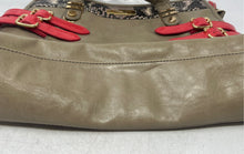 Load image into Gallery viewer, Gianni Bini Womens Multicolor Snake Print Inner Pockets Zipper Shoulder Bag