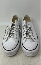 Load image into Gallery viewer, Converse Womens Chuck Taylor All Star Lift Platform Ox White Sneaker Shoes Sz 7