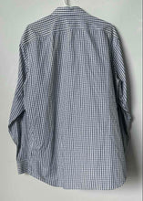 Load image into Gallery viewer, Banana Republic Mens White Green Plaid Non-Iron Slim Fit Button-Up Shirt Size XL