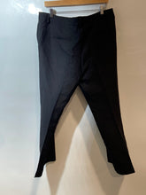 Load image into Gallery viewer, Authentic Valentino Mens Black Flat Front Regular Fit Dress Pants Size EUR 42