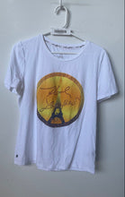 Load image into Gallery viewer, Karl Lagerfeld Womens Multicolor Short Sleeve Crew Neck Graphic T-Shirt Size M