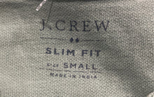 Load image into Gallery viewer, J.Crew Mens Green Cotton Short Sleeve Collared Slim Fit Polo Shirt Size S