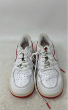 Load image into Gallery viewer, Nike Boys Air Force 1 Low White Orange Leather Lace-Up Sneakers Shoes Size 2Y