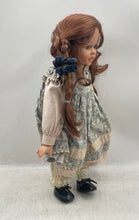 Load image into Gallery viewer, Tchibo Deko-Puppe Isabella Braided Brown Hair Collectible Porcelain Doll In Box