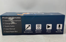 Load image into Gallery viewer, Bonaok Multi Function Wireless Speaker Karaoke Microphone Not Tested