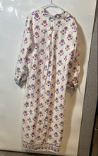 Load image into Gallery viewer, Magaschoni Womens White Red & Blue Floral Long Sleeve Shirt Dress Size Medium