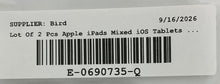Load image into Gallery viewer, Lot Of 2 Pieces Apple iPad Mixed iOS Tablets Not Tested Locked For Parts