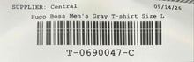 Load image into Gallery viewer, Hugo Boss Mens Gray Heather Short Sleeve Slim Fit Polo Shirt Size Large