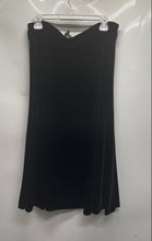 Load image into Gallery viewer, Jones New York Womens Black Flat Front Long Maxi Skirt Size Large