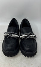 Load image into Gallery viewer, Karl Lagerfeld Womens Gemsy Black Leather Embellished Slip-On Loafer Shoes Sz 5M