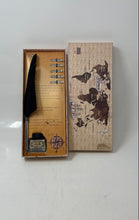 Load image into Gallery viewer, Uzy Art Collectibles Feather Pen Quill Writing Set Map Box With Accessories