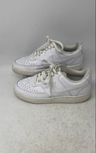 Load image into Gallery viewer, Nike Womens Court Vision Low CD5434-100 White Leather Sneakers Shoes Size 6