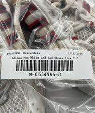 Load image into Gallery viewer, Adidas Mens A3 Twinstrike 519197 White Red Lace-Up Sneaker Shoes Size 7.5