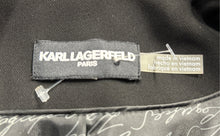 Load image into Gallery viewer, Karl Lagerfeld Paris Womens Black Notch Lapel One-Button Blazer Jacket Size M