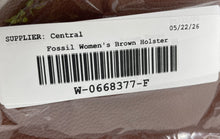 Load image into Gallery viewer, Fossil Womens Brown Inner Pockets Crossbody Bag Missing Strap