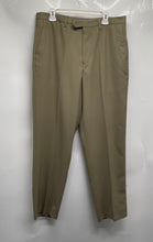 Load image into Gallery viewer, Claiborne Mens Beige Slash Pocket Flat Front Straight Leg Dress Pants Size 38x32