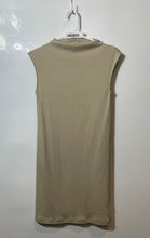 Load image into Gallery viewer, Old Navy Womens Beige Mock Neck Knitted Pullover Tank Dress Size Small