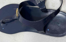 Load image into Gallery viewer, Michael Kors Womens Lillie Jelly Dark Blue Open Toe Thong Sandals Size 8 M