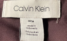 Load image into Gallery viewer, Calvin Klein Mens Purple Long Sleeve Collared Button-Up Shirt Size M