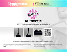 Load image into Gallery viewer, Authentic Tory Burch Womens Black Adjustable Strap Crossbody Bag Damaged
