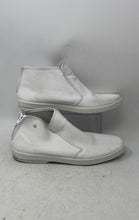 Load image into Gallery viewer, Rivieras Mens White Leather High Top Back Zip Sneaker Shoes Size EUR 43