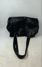 Load image into Gallery viewer, American Leather Co. Womens Black Double Handle Bottom Studs Shoulder Handbag