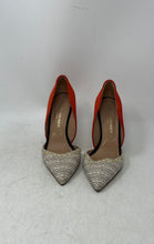 Load image into Gallery viewer, Kurt Geiger Womens London The Bond White Black Orange D'Orsay Heels Size 37
