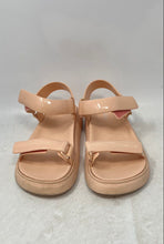 Load image into Gallery viewer, Melissa Womens Papete Peach Color Open Toe Hook And Loop Strappy Sandals Size 6