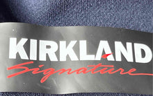 Load image into Gallery viewer, Kirkland Signature Womens Blue Flat Front Regular Fit Pull-On Trouser Pants Sz M