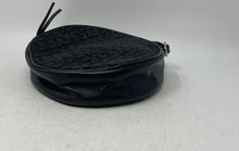 Load image into Gallery viewer, Tommy Hilfiger Womens Black Monogram Adjustable Strap Inner Pocket Crossbody Bag