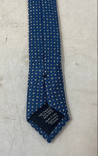 Load image into Gallery viewer, Hugo Boss Mens Blue Printed Silk Adjustable Pointed Tie