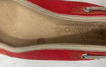 Load image into Gallery viewer, Timberland Womens Orange Beige Leather Round Toe Slip-On Ballet Flats Size 8.5M