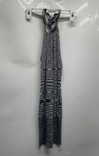 Load image into Gallery viewer, Bebe Womens Black White Halter Neck Sleeveless Maxi Dress Size XS