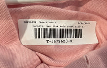 Load image into Gallery viewer, Lacoste Mens Pink Short Sleeve Classic Fit Collared Polo Shirt Size L
