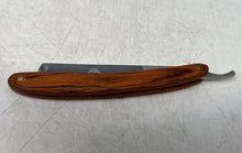 Load image into Gallery viewer, Master USA Brown Wood Handle Stainless Steel Personal Care Straight Razor