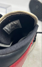 Load image into Gallery viewer, Nike Womens Air Jordan 1 Mid BQ6472-160 Black White Red Sneakers Shoes Size 7