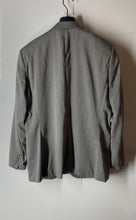 Load image into Gallery viewer, Perry Ellis Mens Gray Long Sleeve Notch Lapel Stretch Two-Button Blazer Size 42R
