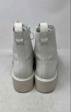 Load image into Gallery viewer, Steve Madden Womens Tornado White Lace-Up Ankle Combat Boots Size 9M