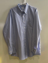 Load image into Gallery viewer, Brooks Brothers Mens White Striped Long Sleeve Dress Shirt Size 18-4/5