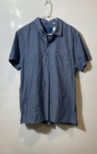 Load image into Gallery viewer, Guess Mens Blue Polka Dot Slim Fit Short Sleeve Collared Polo Shirt Size XL
