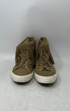 Load image into Gallery viewer, Converse Womens CTAS 553357C Brown Suede Fringe Lace-Up Sneakers Shoes Size 7.5